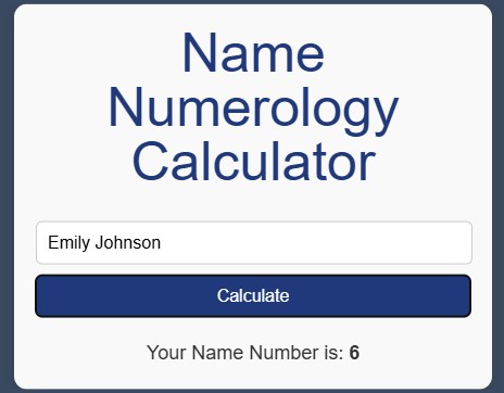 Numerology Name Number Calculator (Get Quick Answer)